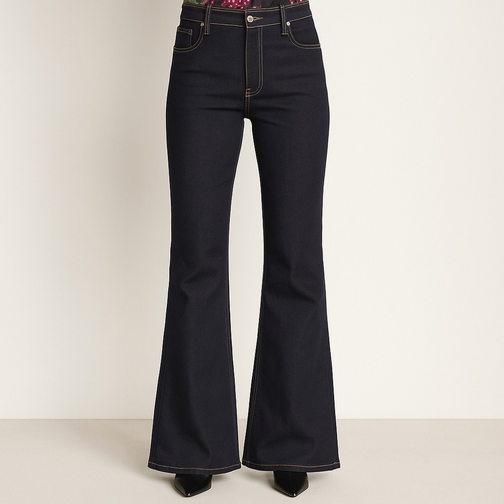 Acler Dark Wash Lewis High Waisted Flare‎ Jean